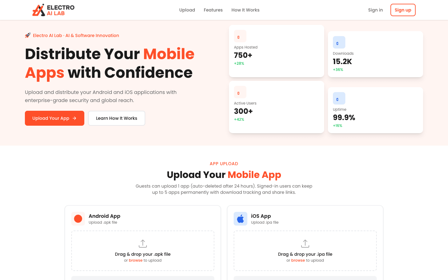 AppDrop: Secure Android & iOS App Distribution Hub